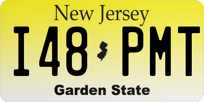 NJ license plate I48PMT