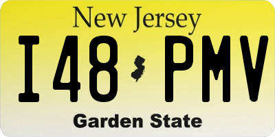 NJ license plate I48PMV