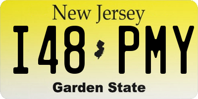 NJ license plate I48PMY