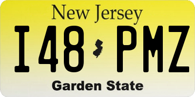 NJ license plate I48PMZ