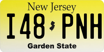 NJ license plate I48PNH