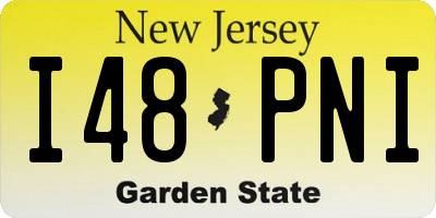 NJ license plate I48PNI