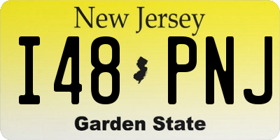 NJ license plate I48PNJ