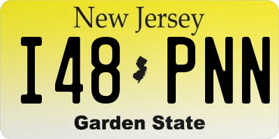 NJ license plate I48PNN