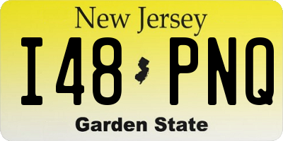 NJ license plate I48PNQ