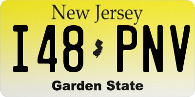 NJ license plate I48PNV