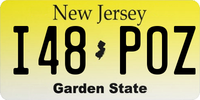 NJ license plate I48POZ