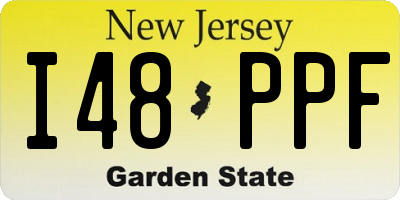 NJ license plate I48PPF