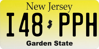NJ license plate I48PPH