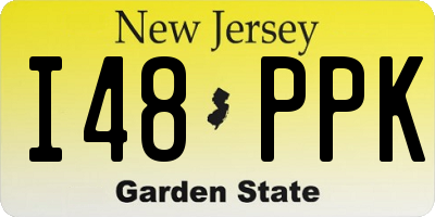 NJ license plate I48PPK