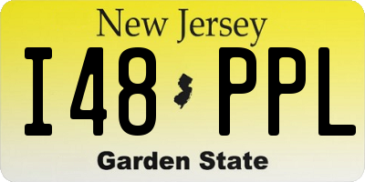 NJ license plate I48PPL
