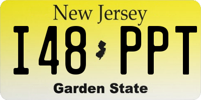 NJ license plate I48PPT