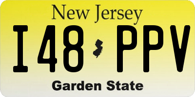 NJ license plate I48PPV