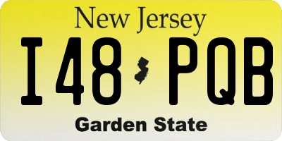 NJ license plate I48PQB