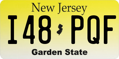 NJ license plate I48PQF