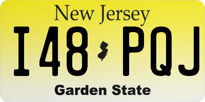 NJ license plate I48PQJ