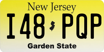 NJ license plate I48PQP