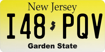 NJ license plate I48PQV