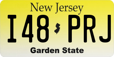 NJ license plate I48PRJ