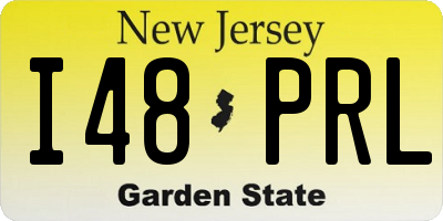 NJ license plate I48PRL