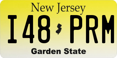 NJ license plate I48PRM