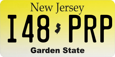 NJ license plate I48PRP