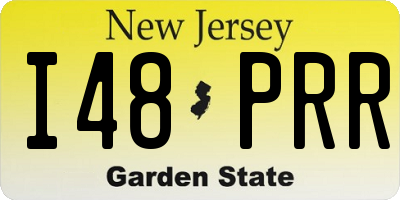 NJ license plate I48PRR