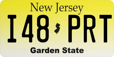 NJ license plate I48PRT