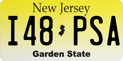 NJ license plate I48PSA