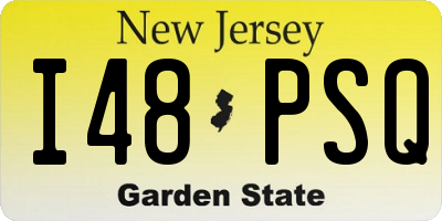 NJ license plate I48PSQ