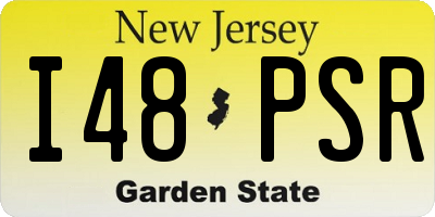 NJ license plate I48PSR