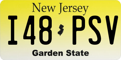 NJ license plate I48PSV
