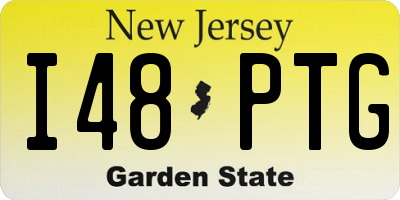 NJ license plate I48PTG