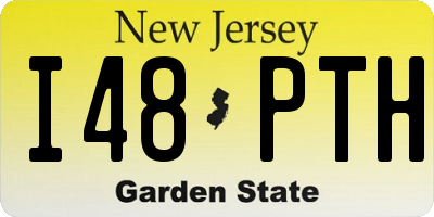 NJ license plate I48PTH
