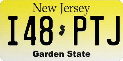 NJ license plate I48PTJ