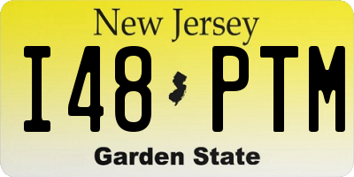 NJ license plate I48PTM
