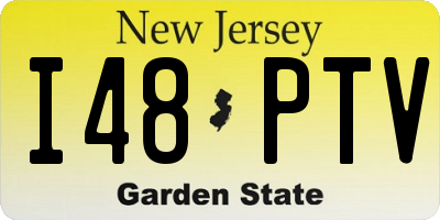 NJ license plate I48PTV