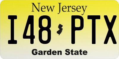 NJ license plate I48PTX