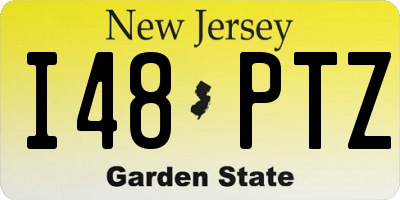 NJ license plate I48PTZ