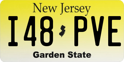 NJ license plate I48PVE