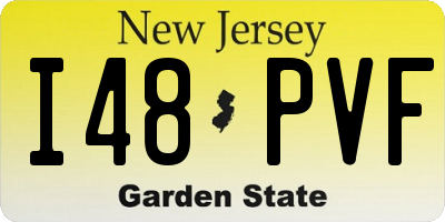 NJ license plate I48PVF