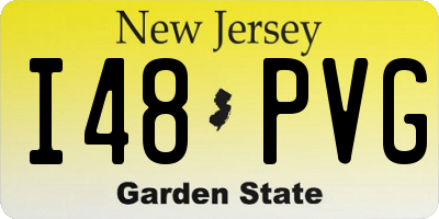 NJ license plate I48PVG