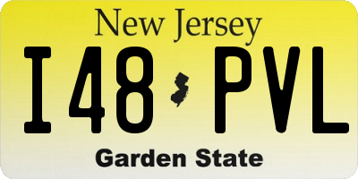 NJ license plate I48PVL