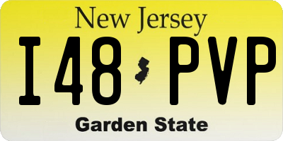 NJ license plate I48PVP