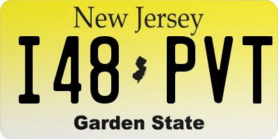 NJ license plate I48PVT
