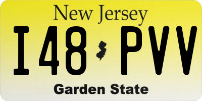 NJ license plate I48PVV