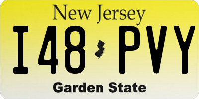 NJ license plate I48PVY
