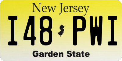 NJ license plate I48PWI