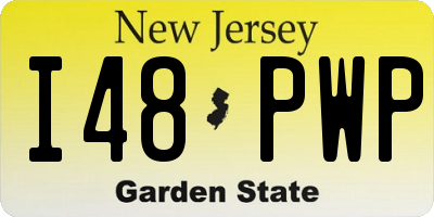 NJ license plate I48PWP