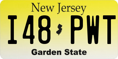 NJ license plate I48PWT